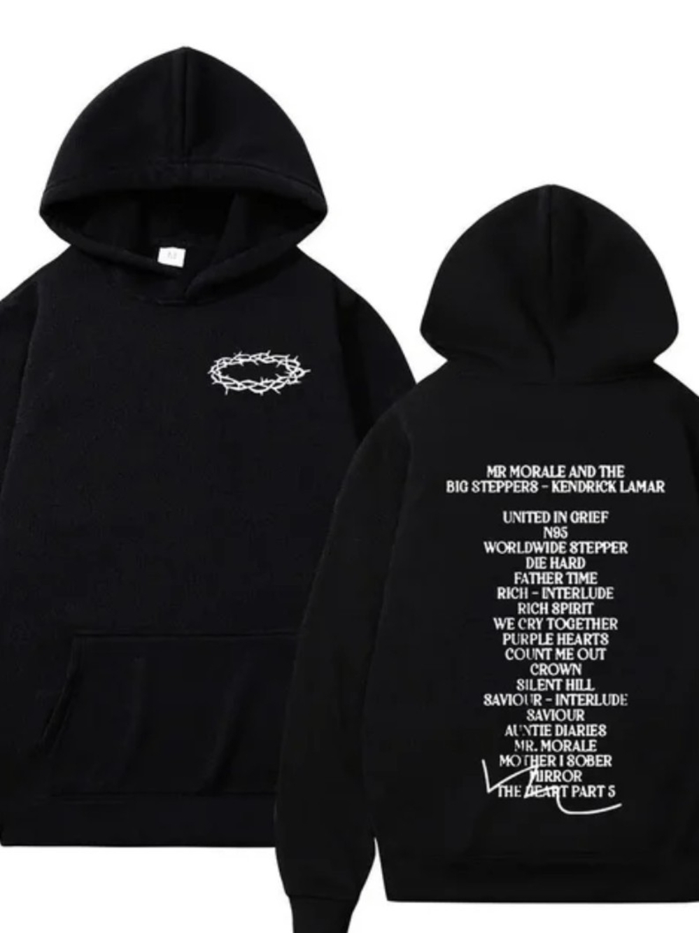 Kendrick Lamar Mr. Morale Black Hoodie